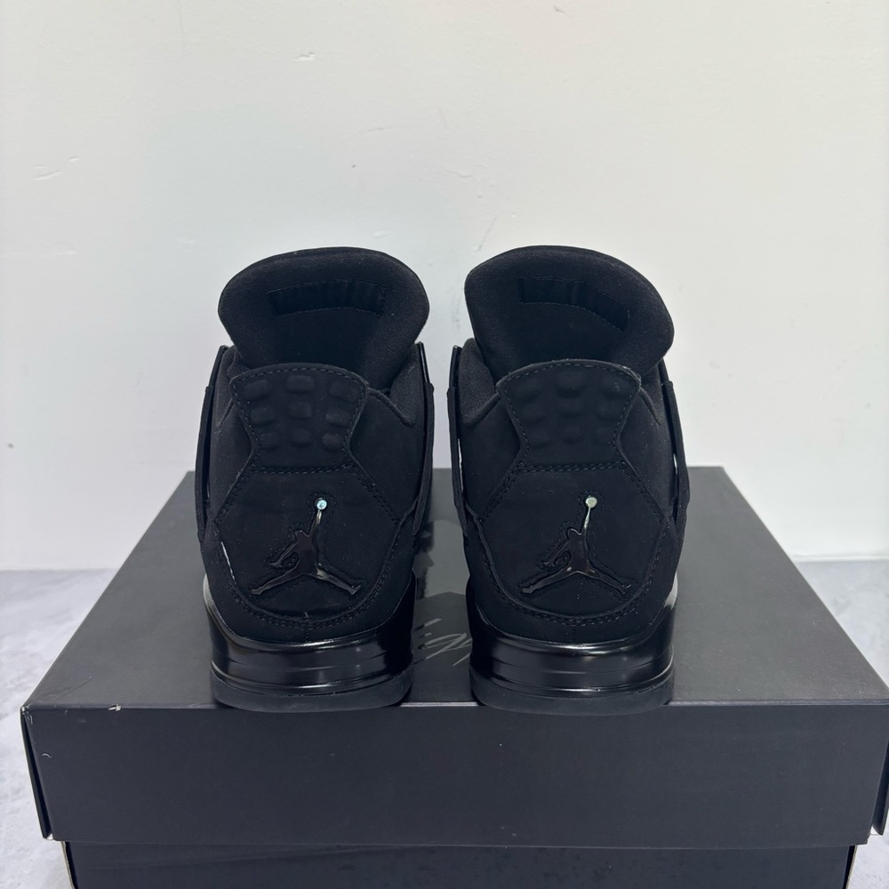 Men's Retro 4 Black Cat Athletic Shoes Sneakers - Picture 5 of 5